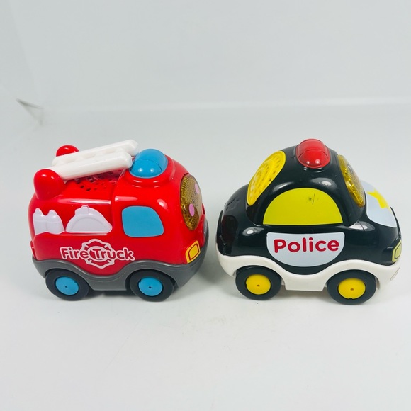 Vtech Go Go Smart Wheels Police Car And Fire Truck Lights And Sounds - Picture 2 of 6